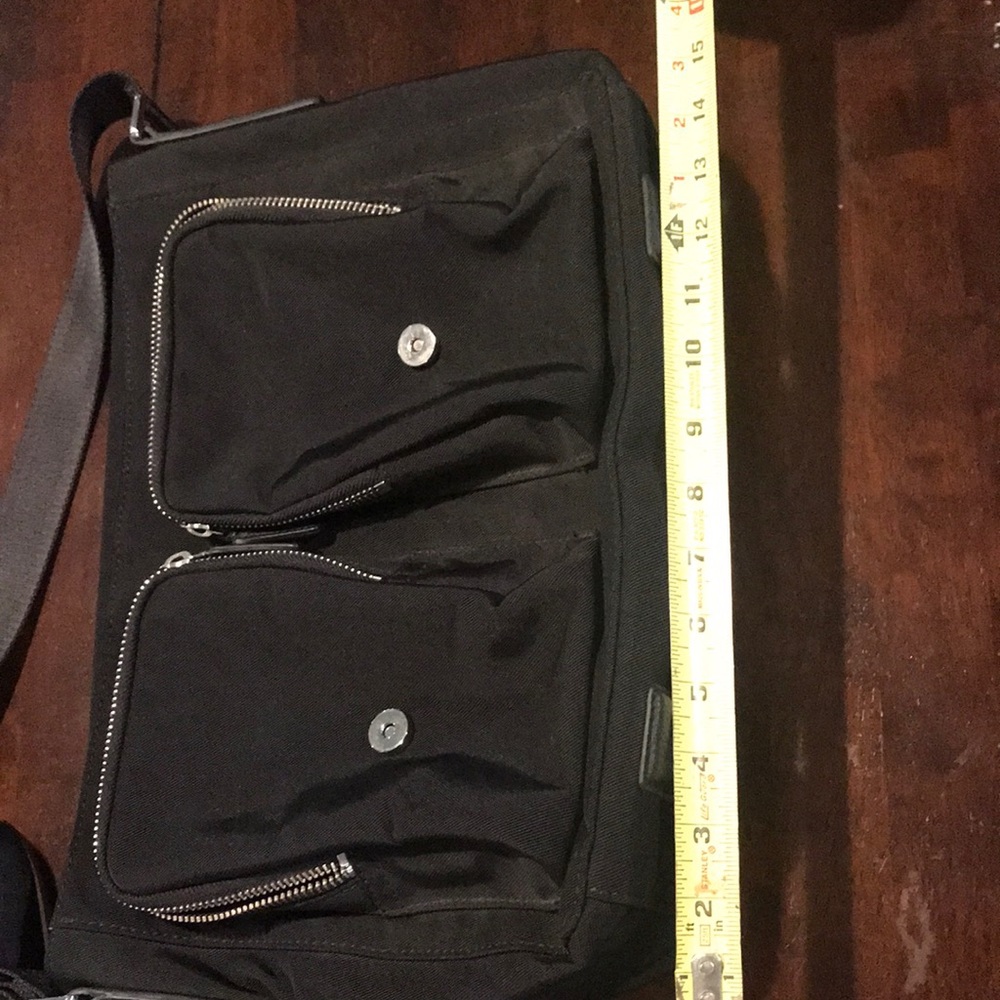 Banana Republic Gently Used Laptop/Messenger bag black